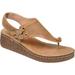 Women's Journee Collection McKell Wedge Thong Sandal