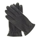 Pratt and Hart Men's Thinsulate Lined Touchscreen Leather Gloves