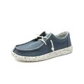 UKAP Men's Casual Canvas Moccasin Loafer Shoes Slip On Walking Shoes Sneakers