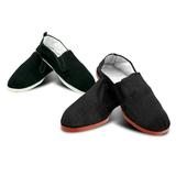 Kung Fu Tai Chi Shoes Martial Arts Rubber/Cotton Sole Slip On Ninja Slippers (CT, #13 US Men's)