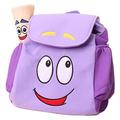 Dora Explorer Backpack Rescue Bag with, Purple, Size 10"H x 9"W x 5"D