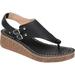 Women's Journee Collection McKell Wedge Thong Sandal