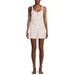 No Boundaries Juniors' Button Front Romper with Tie