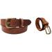 Mens Full Grain Genuine Leather Belt 1.5" Work Casual Belt Change Buckle 26AA06