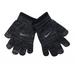 Nike Kids` Knitted Gloves (8/20, Black )9A2649-023) / Black/Heather Grey)