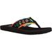 Women's Sanuk Furreal Classic Grateful Dead Thong Sandal