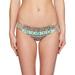 Trina Turk Macrame Shirred Side Hipster Bikini Bottom 12 Multi Womens Swimsuit