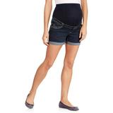 Maternity Oh! Mamma Shorts Double Rolled Cuff with Full Panel