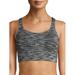 Avia Women's Wirefree Sports Bra with Back Closure