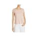 Eileen Fisher Womens Solid Scoop Neck T-Shirt