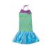 Kids Ariel Little Mermaid Set Girl Princess Dress Party Cosplay Costume Clothing