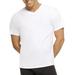 Mens ComfortBlend White V-Neck T-Shirts, 5 Pack