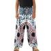 Colisha Kids Boys Girls Palazzo Harem Trouser Floral Print Yoga Workout Pant Baggy Boho Hippie Lounge Activewear Beachwear 3-10T