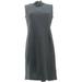 Joan Rivers Petite Length Mock Neck Little Black Dress Women's A303401