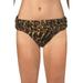 Lauren Ralph Lauren Womens Animal Print Fold Over Swim Bottom Separates