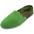 EasySteps Women's Canvas Slip-On Shoes with Padded Insole Green-8