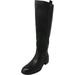 Sam Edelman Women's Prina 2 Leather Black Knee-High Equestrian - 7.5M