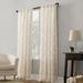 Lark Manor™ Anuel Trellis Jacquard Sheer Rod Pocket Curtain Panel Synthetic in White | 95 H in | Wayfair 04F2D39485D945AA8EE5F69A771CAF29