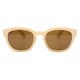 PASTL Sunglasses Womens Soft Square Matte Finish Shades UV 400 Beige