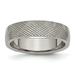 Titanium 6mm Textured Band Size: 11; for Adults and Teens; for Women and Men