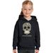 LA Pop Art Girl's Word Art Hooded Sweatshirt - Dia De Los Muertos