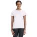 The Hanes Ladies 45 oz, 100% Ringspun Cotton nano-T T-Shirt - WHITE - S