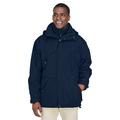 The Ash City - North End Adult 3-in-1 Parka with Dobby Trim - MIDN NAVY 711 - L