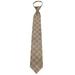 Mens Gold Pattern Designer Zipper Zip Up Necktie Ties