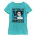 Girl's Star Wars Don't Call me Princess Cartoon Graphic Tee Tahiti Blue