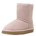 Dream Pairs Winter Snow Boots Kids Boys Girls Toddler Sheepskin Fur Warm Boots Shoes Toddler Warm Shoes Outdoor Winter Shorty-K Pink Size 5