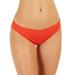 Michael Kors BRIGHT ORANGE Solid Hipster Brief Bikini Swim Bottom, US Small