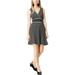 Maison Jules Womens Polka Dot A-Line Dress