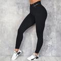 Harupink Faith Letter Print Yoga Leggings Casual Stretch Sports Pants High Waist Leggings