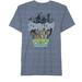 Scooby Doo Mystery Machine, Cast & Haunted House Men's T-shirt - Blue