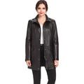 BGSD Women's Rachel New Zealand Lambskin Leather Coat (Regular & Plus Size)