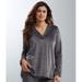 N Natori Velour Lounge Top