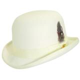 Stacy Adams Saw506-Ivory2 1/Sa Wool Derby- M Hat