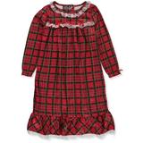 PJ's & Presents Girls' Holiday Plaid Nightgown (Little Girls)