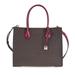Large Mercer Logo Tote - Brown / Mulberry