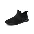 LUXUR Mens Males Slip On Sneakers Trainer Breathable Walking Sports Casual Mesh Shoes