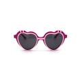 Kids Size Girls Flip Up Heart Shape Plastic Party Shade Sunglasses Purple Pink