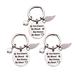 XGALBLA 3 Pieces Best Friend Gifts Keychain Not Sisters by Blood but Sister by Heart Key Chain Perfect Friendship Gifts for Women Teens Girls Sisters