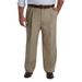 Men's Big & Tall Haggar Premium Khaki Classic Pleat Pants Khaki