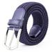 Waist Belt Braided Unisex Elastic Causal Dress Belt Golf Belt with Alloy Buckle