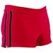 Pizzazz 1300 -REDBLK-YL 1300 Youth Spirit Stripe Short, Red with Black - Large