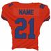 Ebern Designs Football Jersey Personalized Name & Number Wall Decal Vinyl in Red/Blue | 30 H x 30 W in | Wayfair BFD2A314E3F444189C370A349DB5CACC