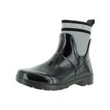 Tretorn Women's Lia Black / Silver Mid-Calf Rain Boot - 8M
