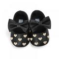 Baby Moccasins Moccs Shoes Bow Fringe Soft Soled Non-slip Footwear Heart Crib Shoes