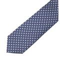 Salvatore Ferragamo Men's Blue Computer Gancini 100% Silk Neck Tie