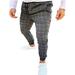 Ma&Baby Mens Tracksuit Bottoms Jogging Joggers Sweat Pants Plaid/Checks Trousers